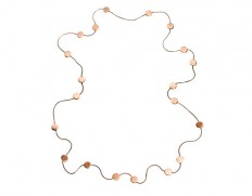 Island necklace rose gold