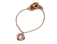 Thassos necklace rose gold
